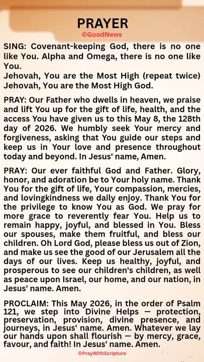 #PrayWithScriptureTodaysPrayer
PRAY: Our ever faithful God and Father. Glory, honor, and adoration b...
