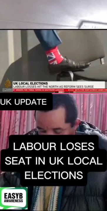 LABOUR LOSES
SEAT IN UK LOCAL
ELECTIONS