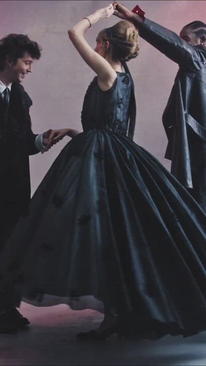 Prada presented a short video of their Prada Ambassadors: Damson Idris, Karina, Maya Hawke, Hunter S...
