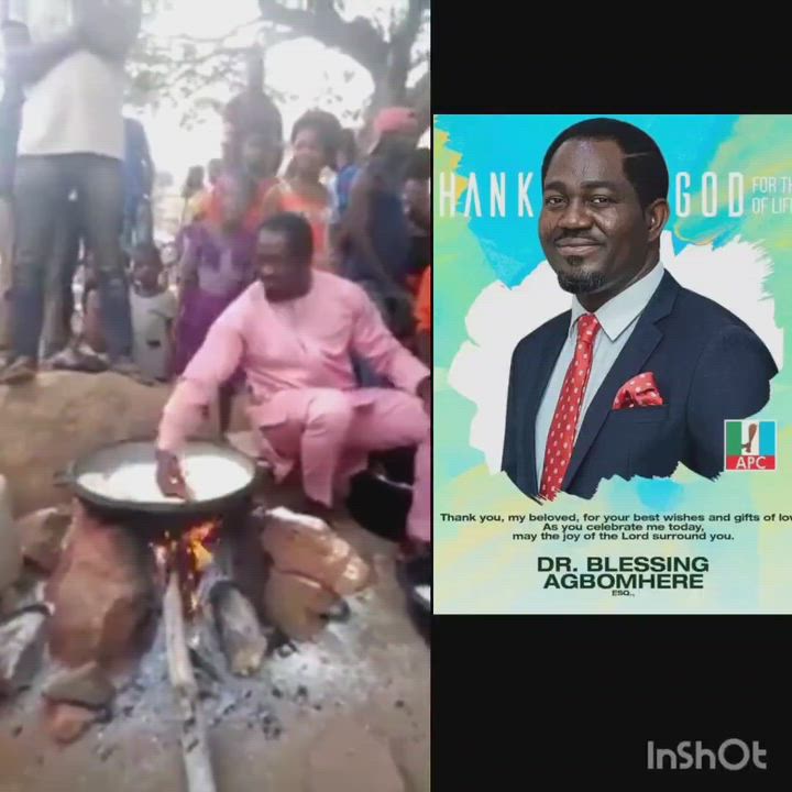 Video of Blessing Agbomhere, APC House of Representatives aspirant for Etsako Federal Constituency,...