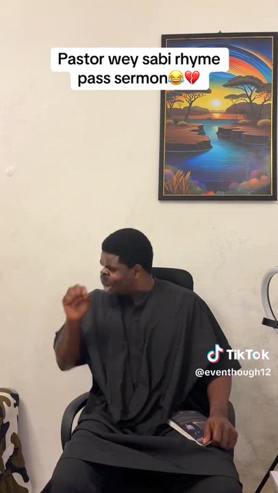 Pastor too smooth with the rhymes😂🔥💔, dis Pastor done dey HK be4 now be that.