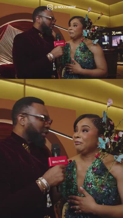 When your wife wins two AMVCA awards and you have to INTERVIEW her