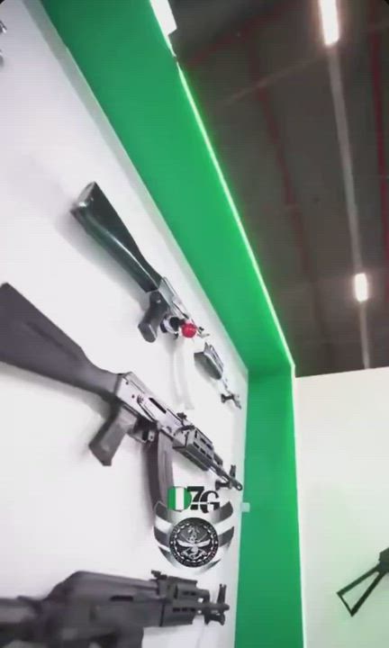 Made in Nigeria 🇳🇬 weapons on display at SAHA Expo 2026 in Istanbul, Turkey