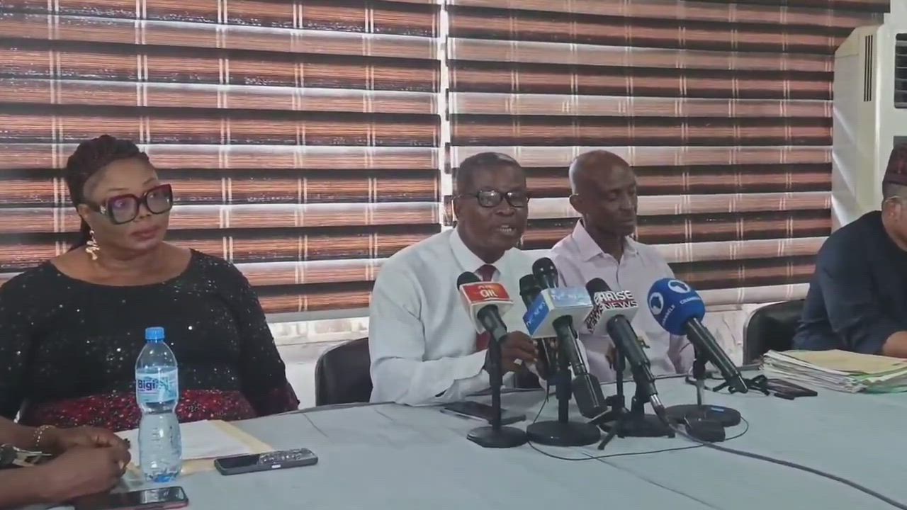 The Professor of Cardiothoracic Surgery harrassed by EFCC yesterday at University of Uyo Teaching Ho...
