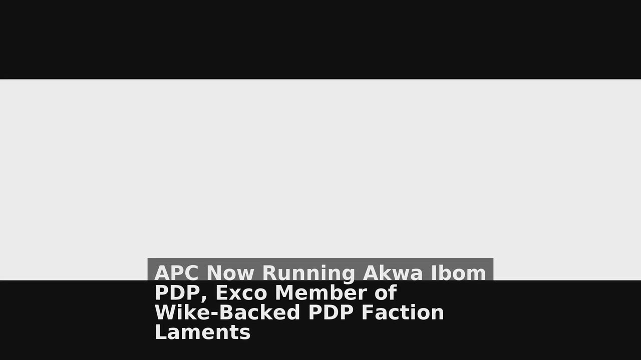 Top 10 Nigeria headlines 🙄🚀 discussions:
1. APC Now Running Akwa Ibom PDP, Exco Member of Wike-Bac...