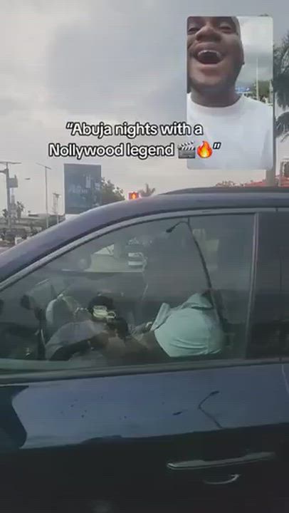 The Nollywood legend Jim Iyike spotted in Abuja, he actually thought the guy wanted to ask him for m...