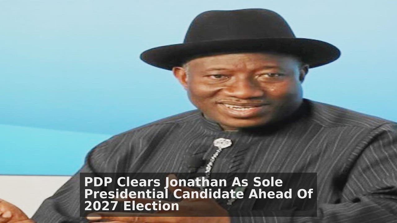Top 10 Politics Nigeria headlines 🙄🚀 discussions:
1. PDP Clears Jonathan As Sole Presidential Cand...