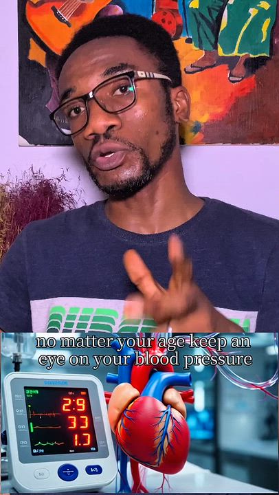 Health tips with gidmedico

No matter your age, keep an eye on your blood pressure (BP).

A person's...