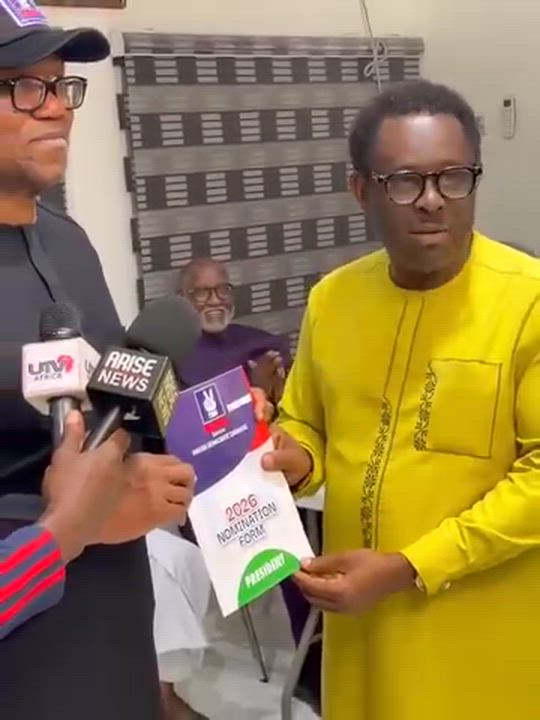 His Excellency Peter Obi cleared by NDC to run for office.