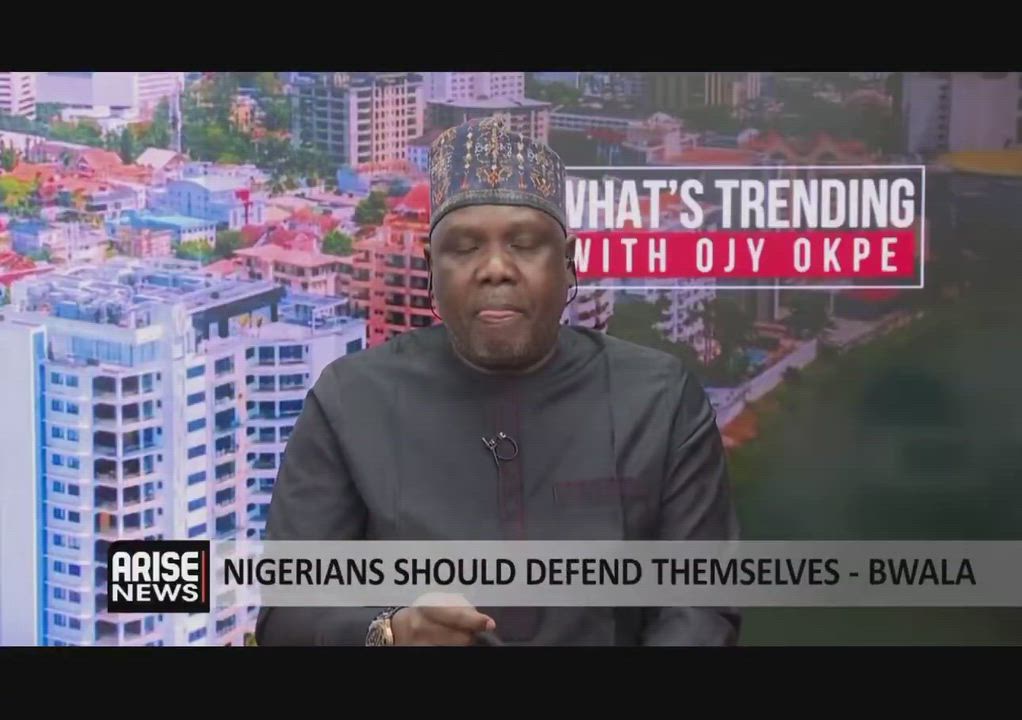 “You have the right to defend yourselves” 

~ Presidential aide Daniel Bwala tells Nigerians