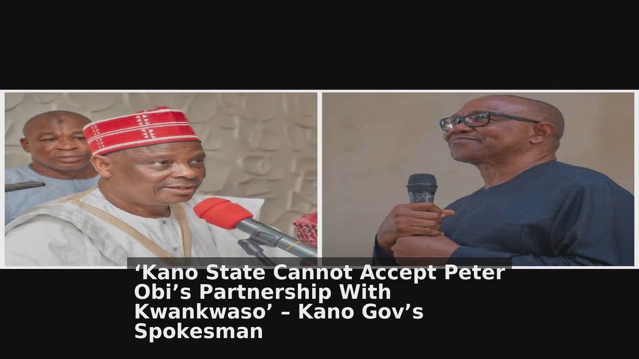 Top 10 Politics Nigeria headlines 🙄🚀 discussions:
1. ‘Kano State Cannot Accept Peter Obi’s Partner...