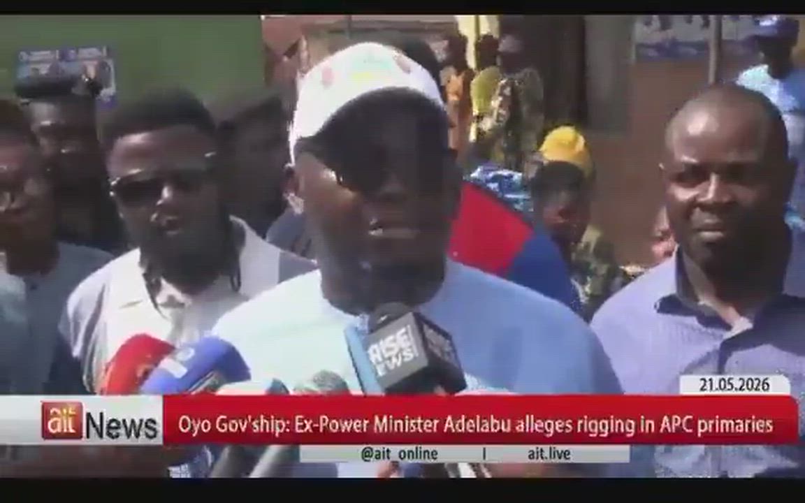 Former minister of power, Chief Bayo Adelabu complains after the Oyo APC Gubernatorial primaries