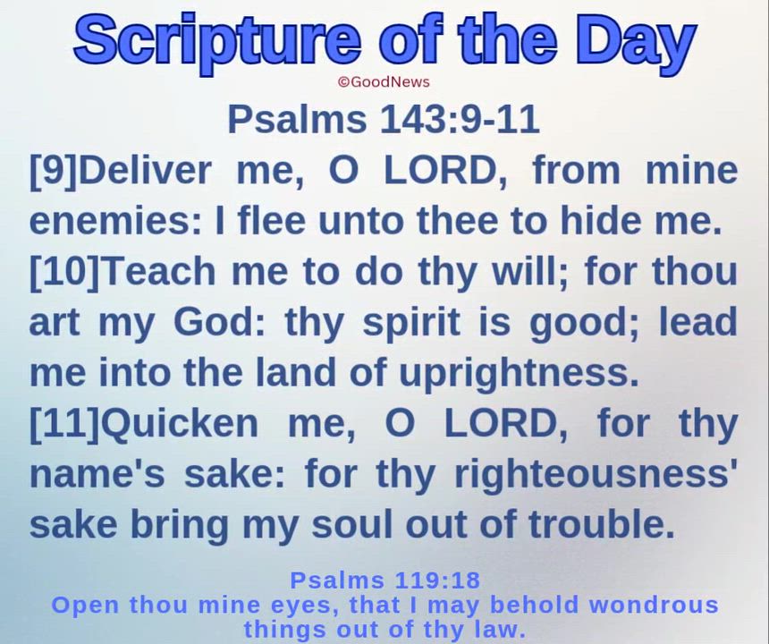 #ScriptureDelight
Meditate and act positively on the Word, and where applicable, pray and make your...