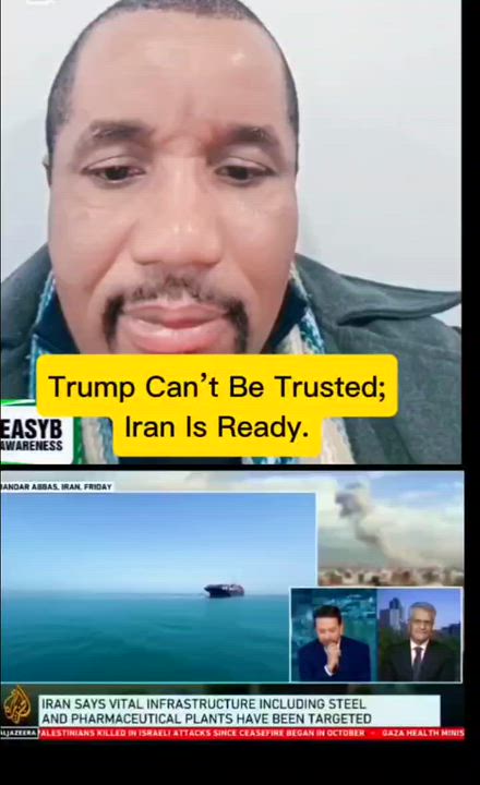 Trump Can’t Be Trusted; Iran Is Ready.