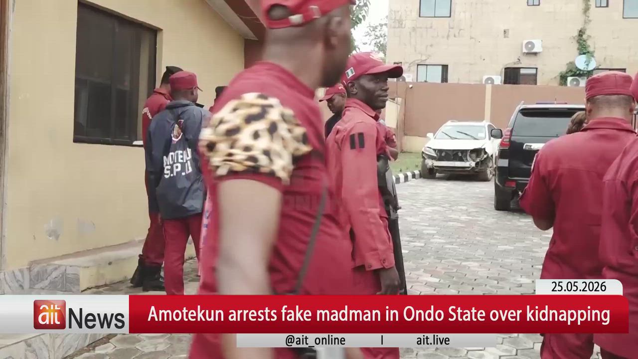 Amotekun security network has arrested fake madman in Ondo State over kidnapping