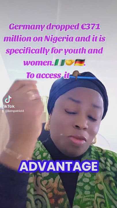Germany's €371 million commitment to Nigeria's green economy, targeting youth, women, and small busi...