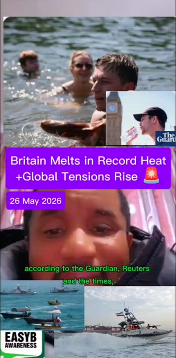 Britain Melts in Record Heat+ Global Tensions Rise 🚨