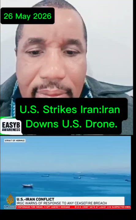 U.S. Strikes Iran:Iran Downs U.S. Drone.