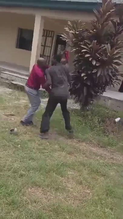 SS3 students allegedly beat up their teachers at a secondary school