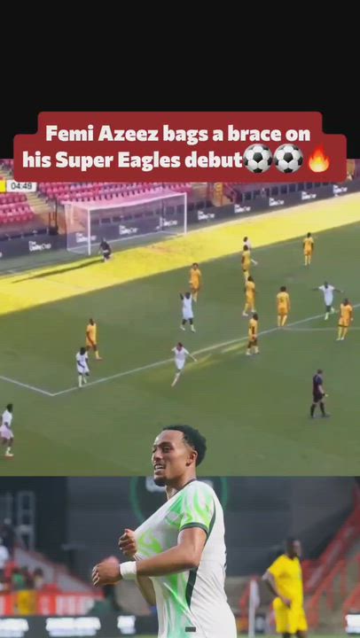 Nigeria 🇳🇬 won against Zimbabweans. Femi Azeez bags a brace on his debut.

Who was your Man of the M...