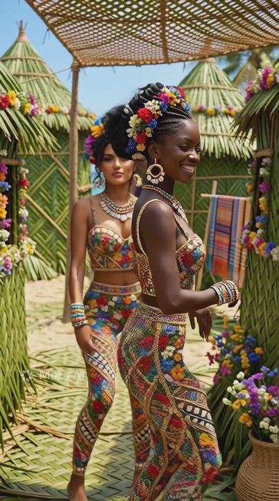 Double the trouble, twice the temptation 🌺💋 Come get lost in paradise with us... if you think you...