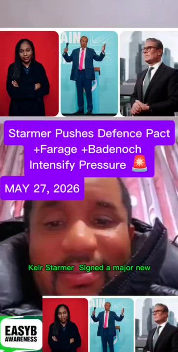 Starmer Pushes Defence Pact+Farage +Badenoch Intensify Pressure 🚨