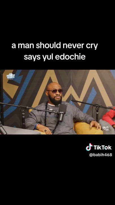 Men shouldn't cry . na only weak man dey kill itself .