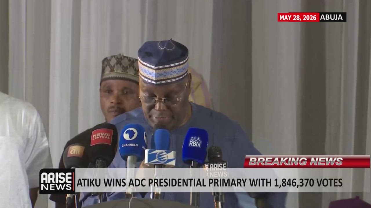 No One Was Defeated in the ADC Presidential Primary; We Are One Party and Have to Unite – Atiku

We...