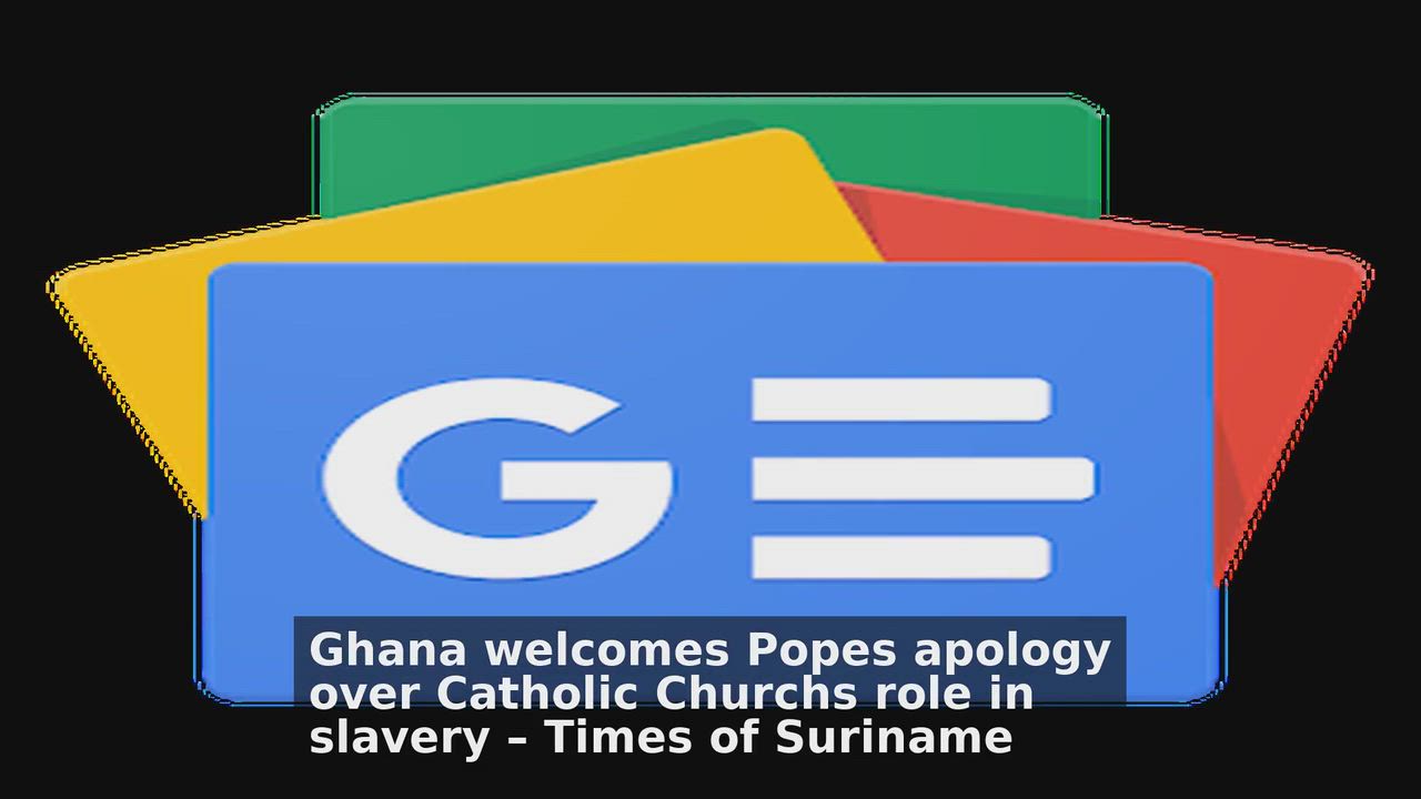 Top 10 Ghana headlines 🙄🚀 discussions:
1. Ghana welcomes Pope's apology over Catholic Church's rol...