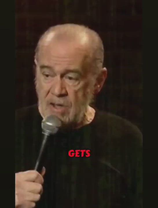 George Carlin was ahead of his time...

"When your ideology becomes your identity, disagreement feel...