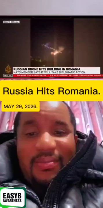 Russia Hits Romania.