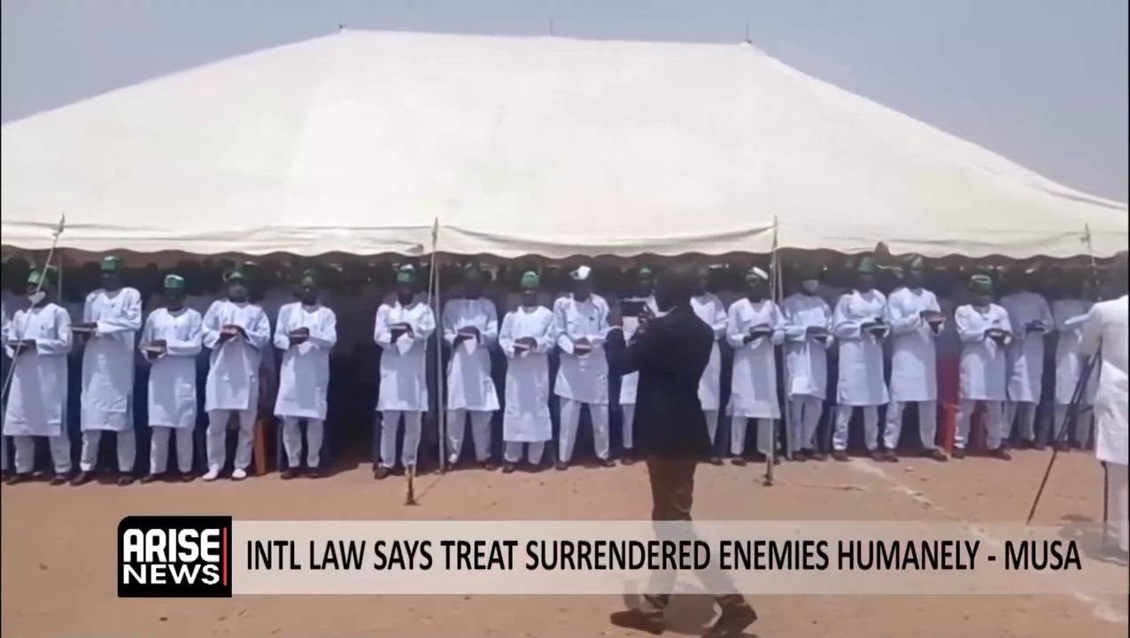 Operation Safe Corridor Is for Coerced Civilians, Not Combatant Terrorists - Musa

International law...
