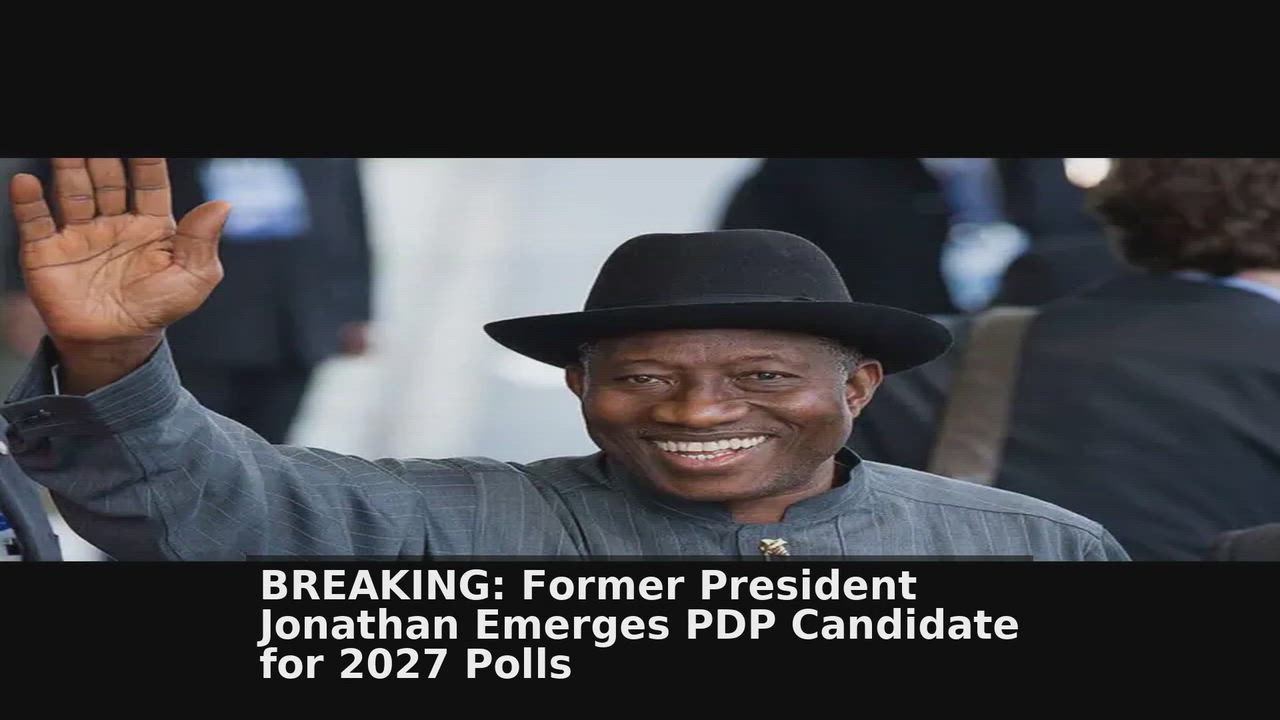 Top 10 Politics Nigeria headlines 🙄🚀 discussions:
1. BREAKING: Former President Jonathan Emerges P...