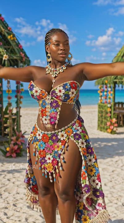 Queen of the tropics, serving looks and scintillating dance steps #BourgeonAilog @followers