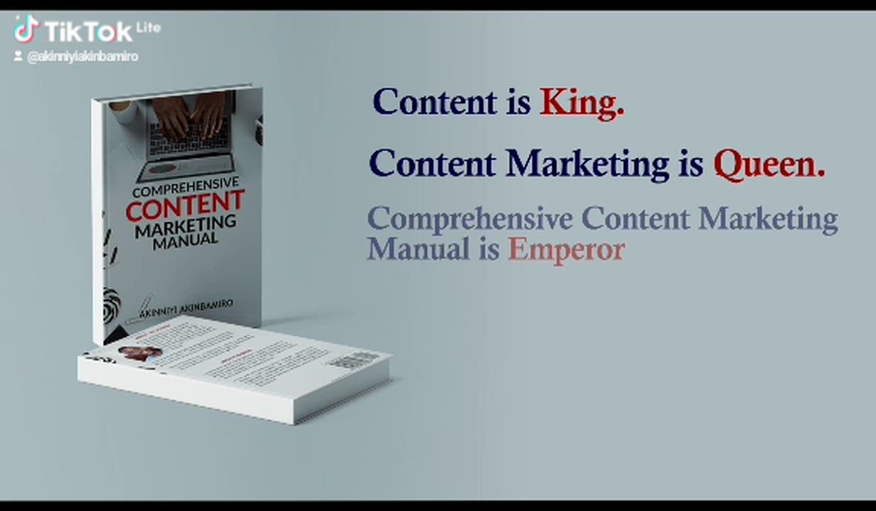 Day 44 of 400

Book Title: Comprehensive Content Marketing Manual

This journey is no longer mine al...