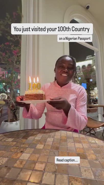 Nigerian Travel Enthusiast Marks Milestone of 100 Countries Visited With A Nigerian Passport