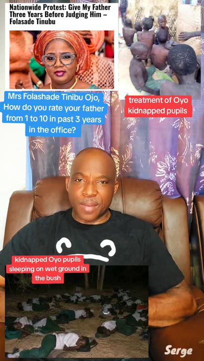 #Tinibu vs Nigerians #Mrs Folashade how do you rate your father for the past years in the office #te...