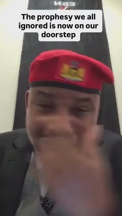 We just sent this message to Mr President @officialABAT on X. 

This Nnamdi Kanu clip trending right...