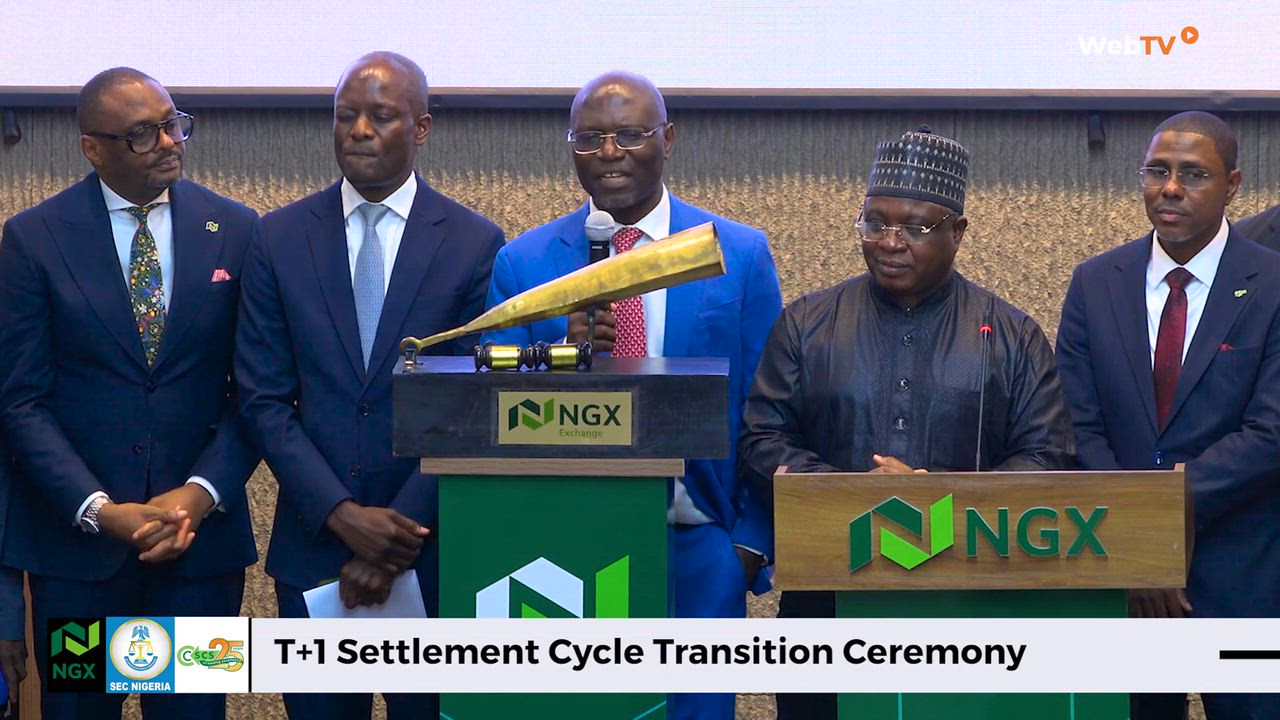 At the formal ceremony marking the migration to the T+1 settlement cycle, the DG of the Securities a...
