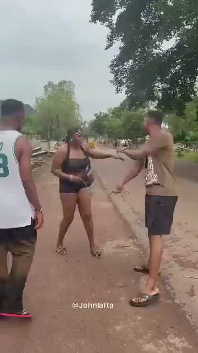 “A disturbing video shows a man confronting a lady for wearing indecent clothing. Repost and share y...
