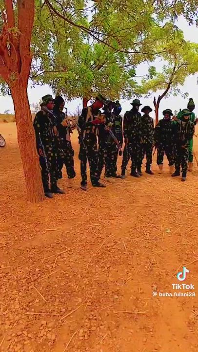 Fulani Bandits release video of themselves in full military gear; Jungle hats, ballistic, boots etc....
