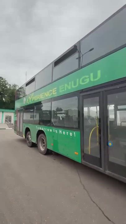 Enugu State unveils London-style double-decker buses as part of efforts to enhance its tourism appea...