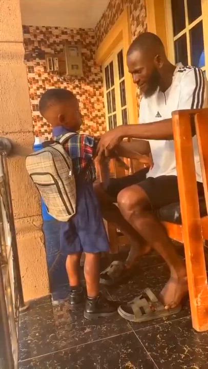 Moment a father gave his son ch@rms and showed him how to use them in case of any kidn@pp!ng att@ck...