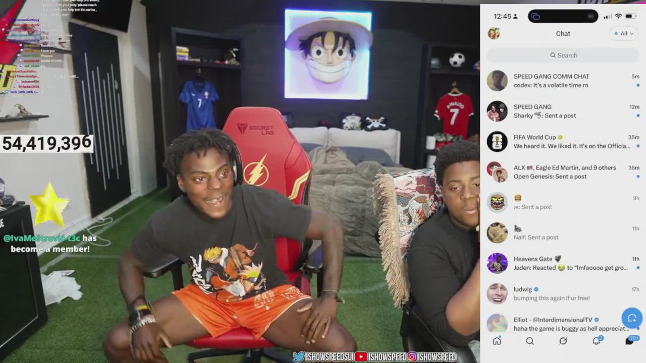Watch the moment streamer and content creator IShowSpeed received a DM from the #FIFA World Cup acco...