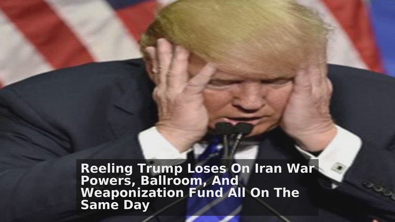 Top 10 Politics headlines 🙄🚀 discussions:
1. Reeling Trump Loses On Iran War Powers, Ballroom, And...