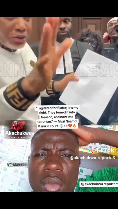 "Poor knowledge of the law is killing Nigerians." — Mazi Nnamdi Kanu allegedly tells the court.
A st...