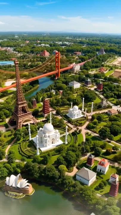 Here's a brief caption:

See the world's greatest landmarks without leaving China! 🌍✨ Discover the...