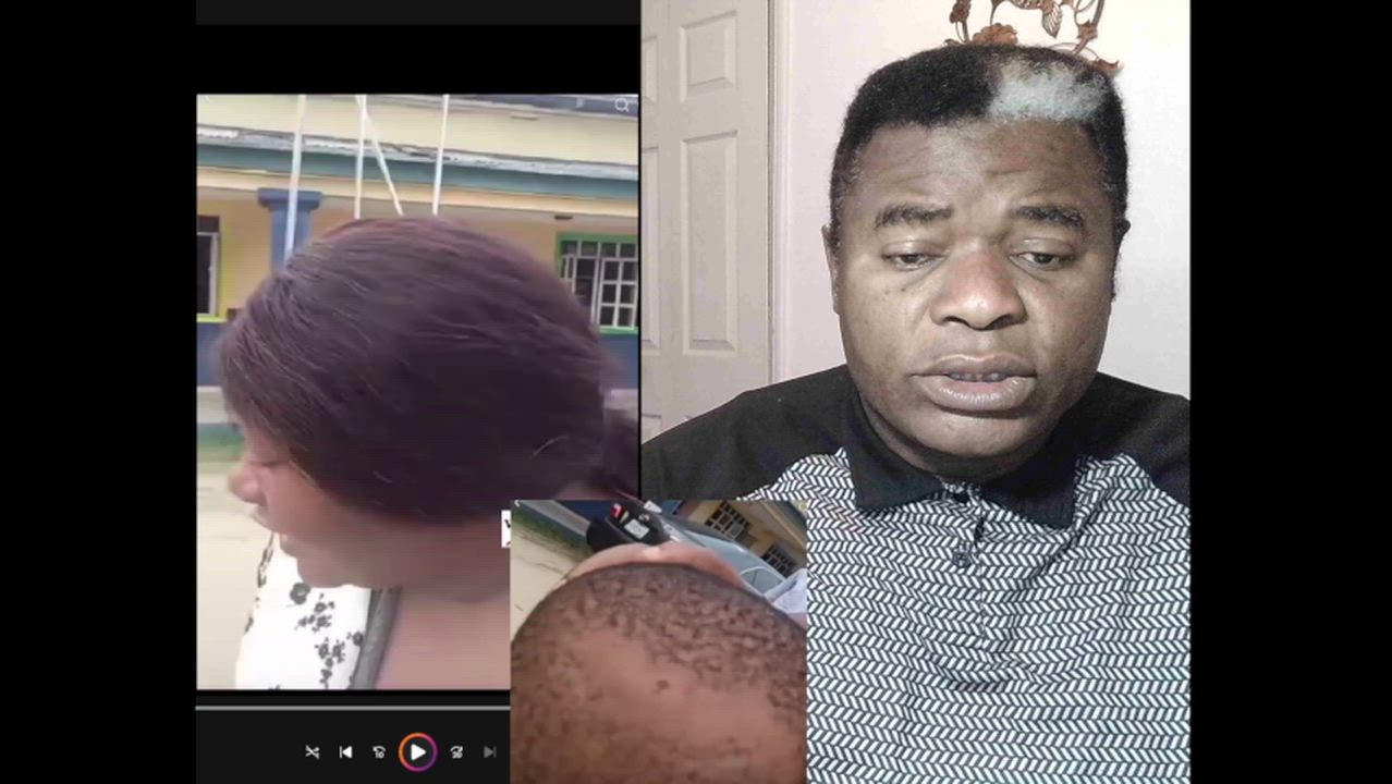 The moment a mother stormed her son's school after a teacher shaved the hair of her only son without...
