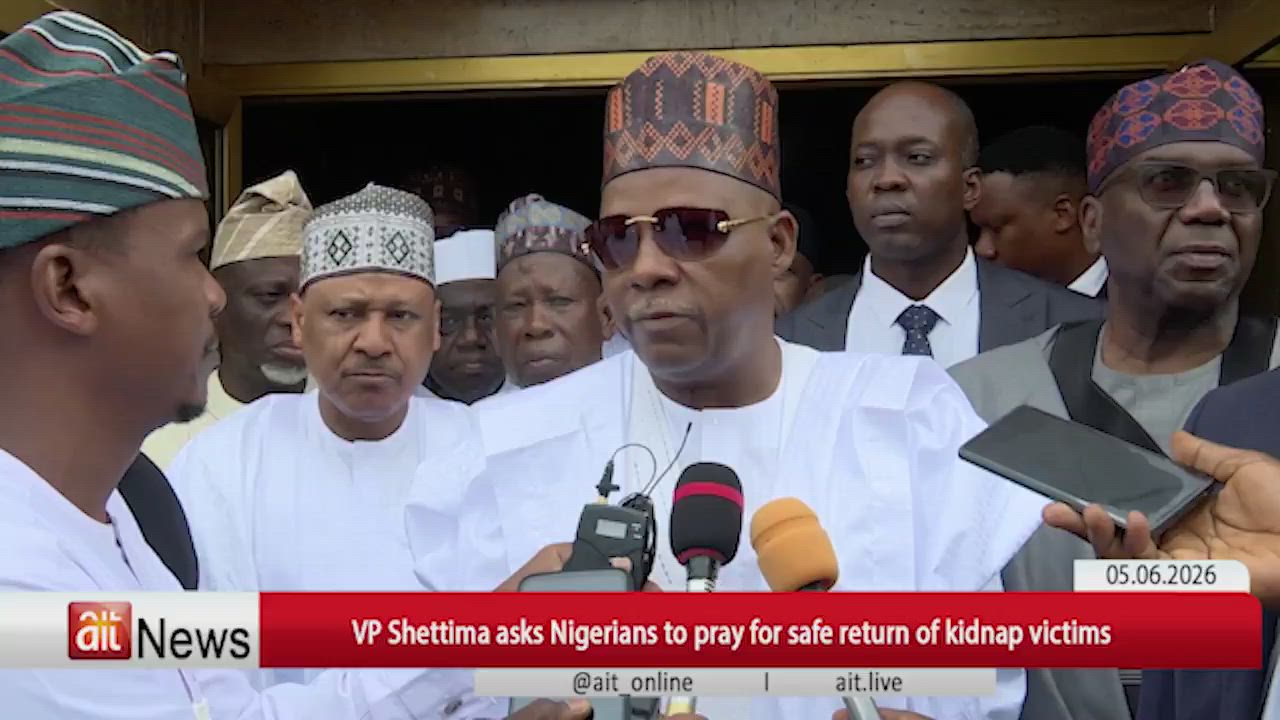 Vice President Shettima ask Nigerians to pray for safe return of kidnapped victims