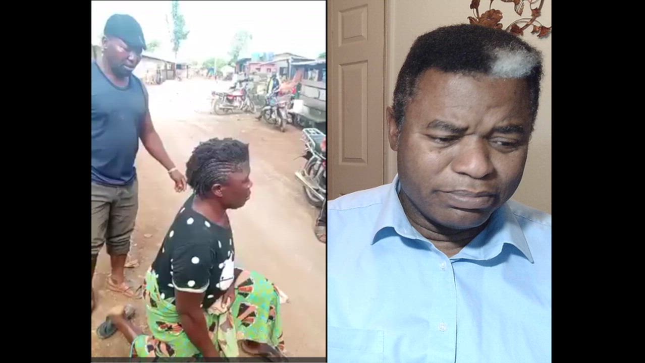 Video showing a woman who's known for selling akara and bread at Ani street in Ikom Obudu road was c...